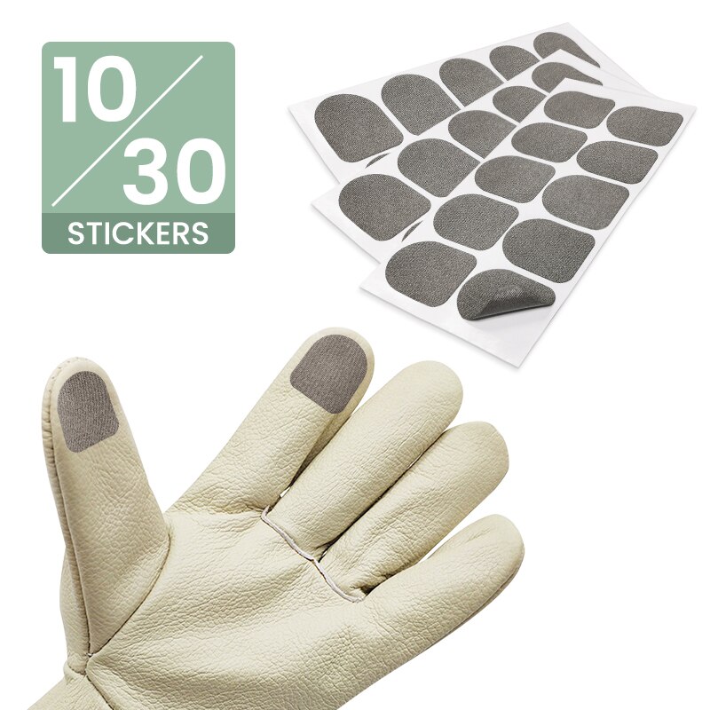 10/30 Pcs 2022 Pcs Ultra Dunne Geleidende Handschoen Touch Screen Stickers Voor Ipad/Mobiele Telefoon/Ipad/handschoenen Mobiele Telefoon Stickers