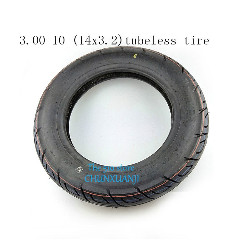 14x3.2 300-10 Explosion-proof CTS 14 inch Vacuum Tubeless Tire 3.00-10 / 14x3.2 fits Electric vehicle Electric Scooters e-Bike