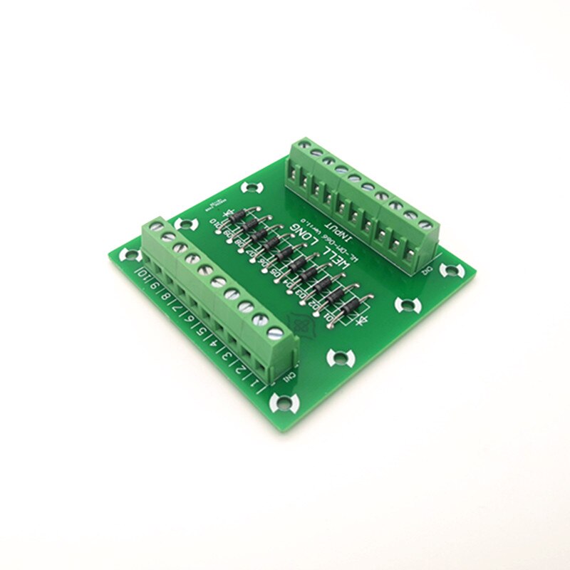 Diode Protection Terminal Block IN4007 1A/1200V Diode Terminal Block.