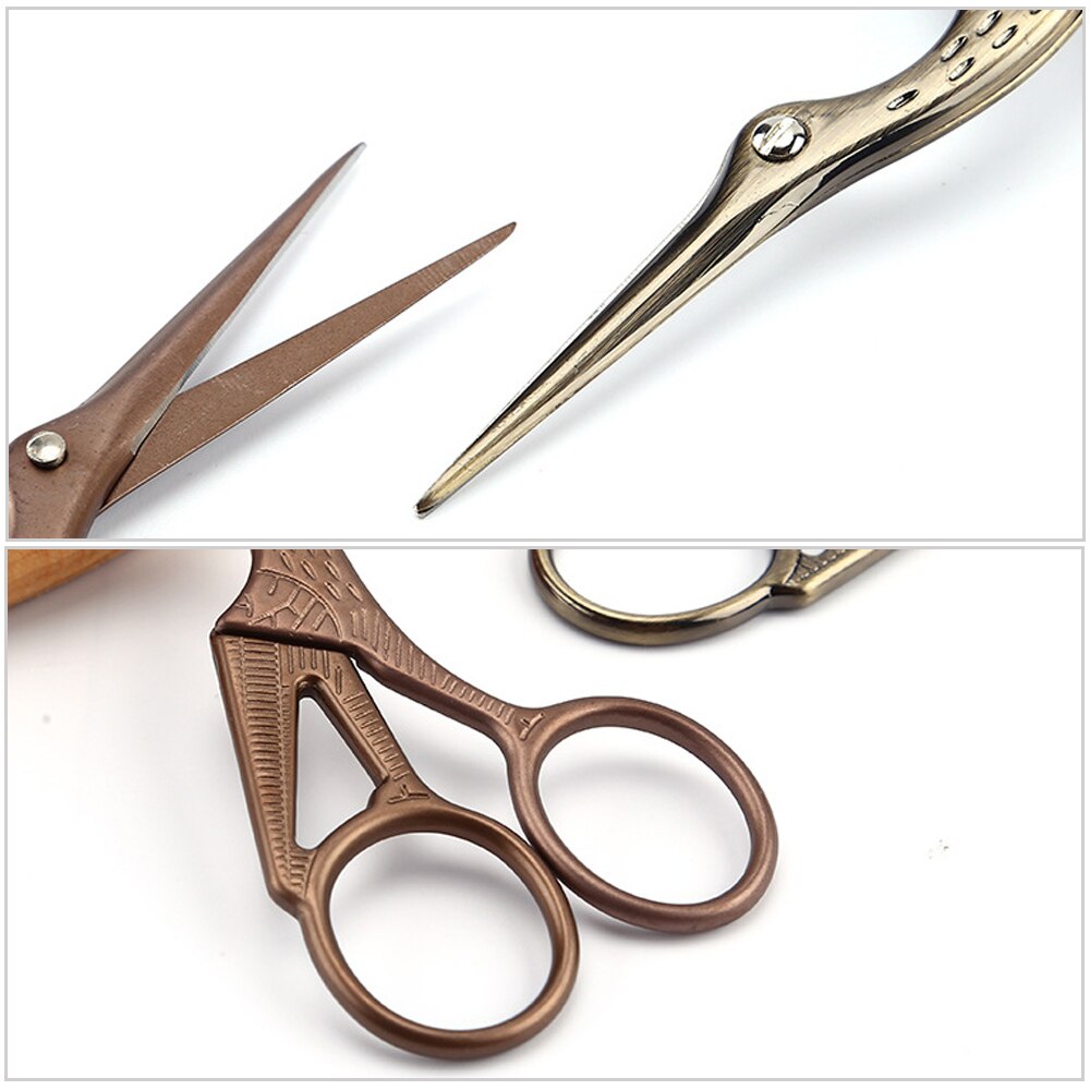 Eyebrow Scissors Stainless Steel Nose Eyelash Tape Scissors Face Hair Removal Eyebrow Trimmer Shaver Eye Brow Women Makeup Tool