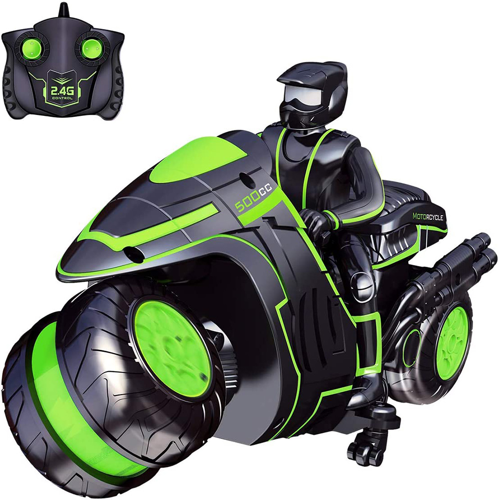 Elektrisk rc motorsykkel høyhastighets Racing 360 gradere spinning til låve morsom unisex 2.4 ghz stunt drift usb oppladbar