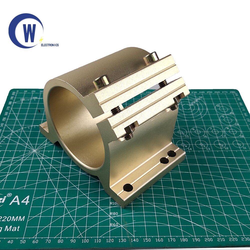 80MM CNC spindle fixture mounting bracket CNC spindle motor fixture 0.8KW 1.5KW milling cutter engraving machine spindle