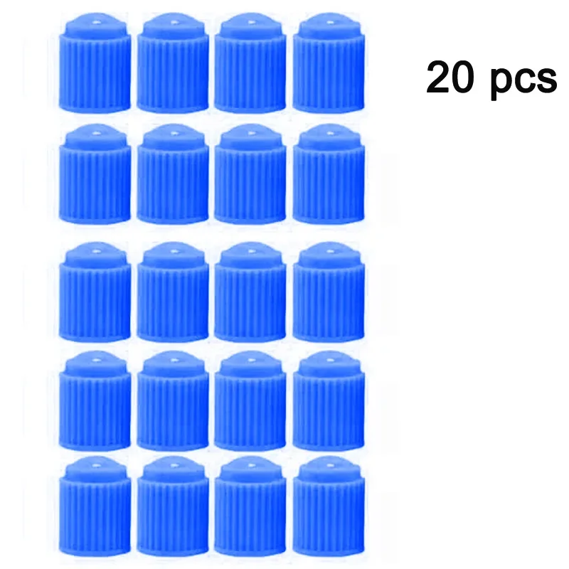20 piezas tapas de válvula de neumático de bicicleta de plástico negro con cubiertas de anillo de goma O válvula de polvo en forma de cúpula para motocicletas y coches