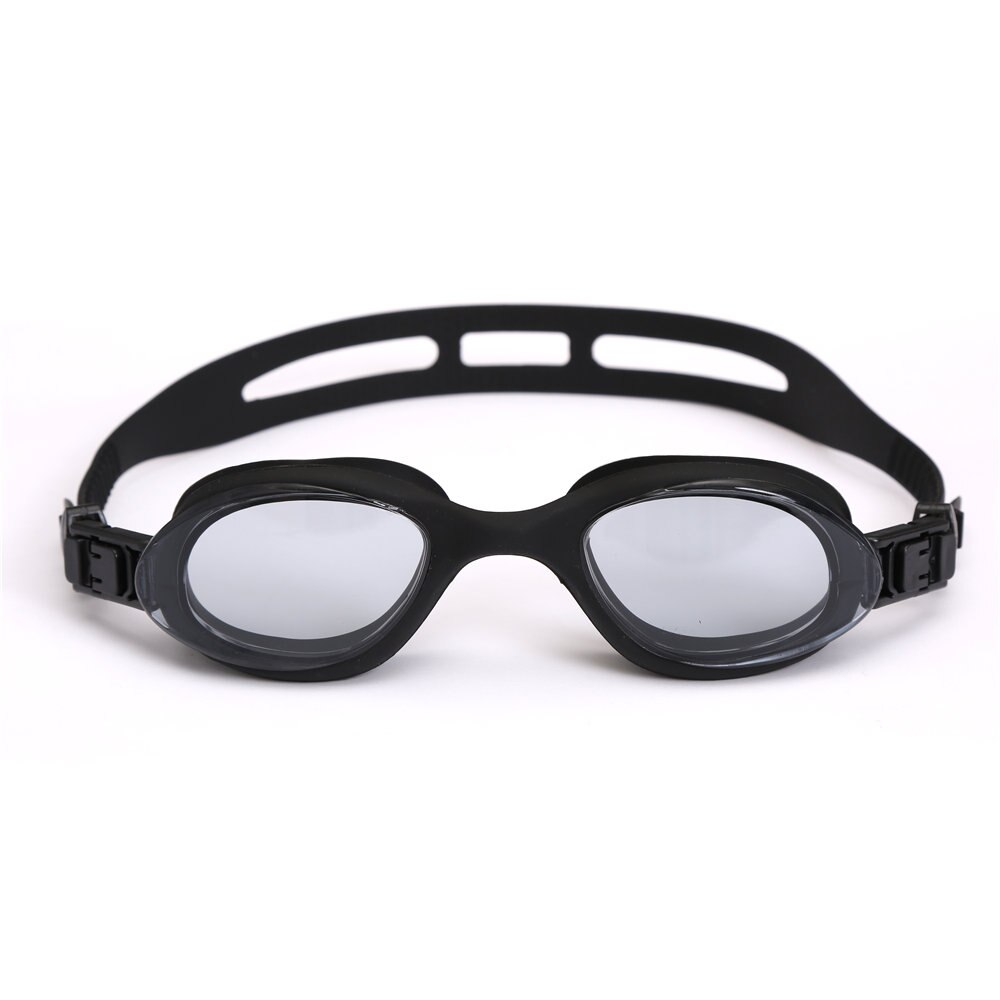 Sports svømning beskyttelsesbriller undervands dykning briller øje slid badetøj til mænd kvinder børn vandtæt svømme glas udendørs: Sort