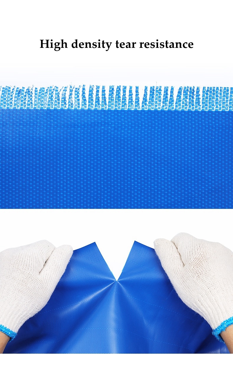 2x2m PE Tarpaulin Rainproof Cloth Sunshade Tarp Ground Sheet Camping Lightweight Tarp Boat Car Truck Rain Cover Cloth