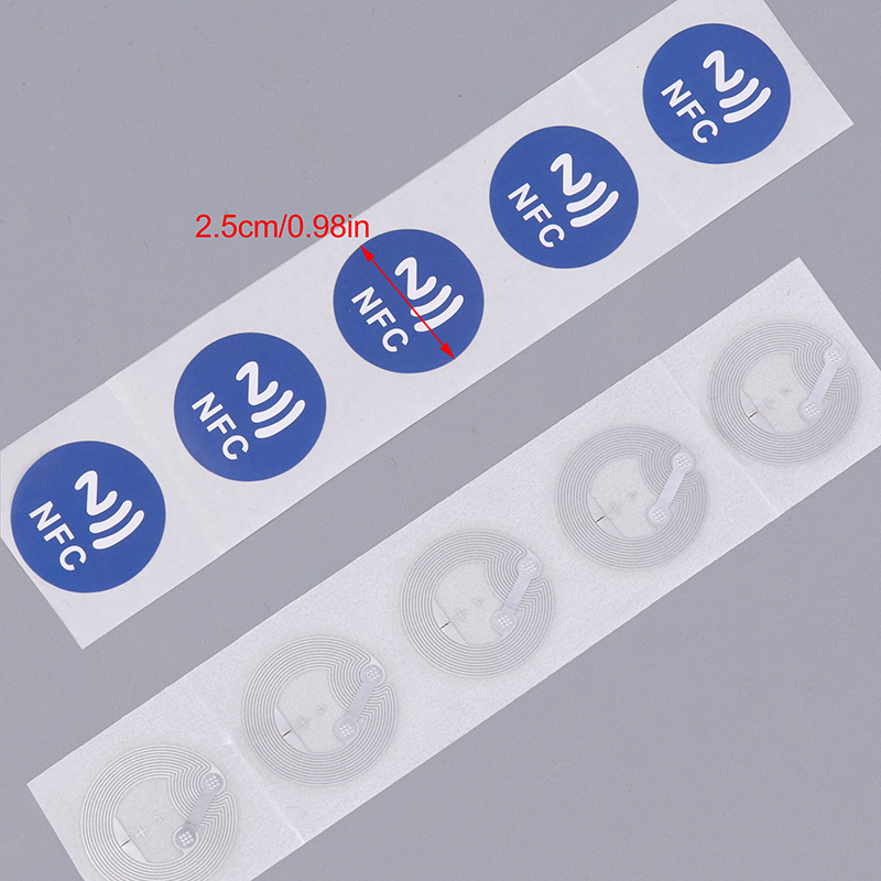 1/20/50 sztuk NFC etykiety naklejki odznaki naklejki etykiety RFID elektroniczny etykietka wielokrotnego zapisu tajny klucz naklejka tagi NFC