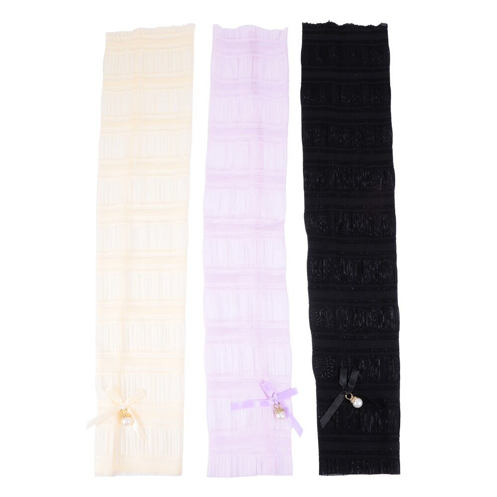 3 Pairs Summer Cooling Sleeves Sun Protection Sleeves UV Protection Arm Sleeves: Default Title