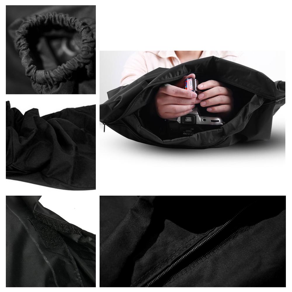 60cm x 55cm Waterproof Dedicated Film Changing DarkRoom Bag Dark Room Load Photography Zipper Camera Bag