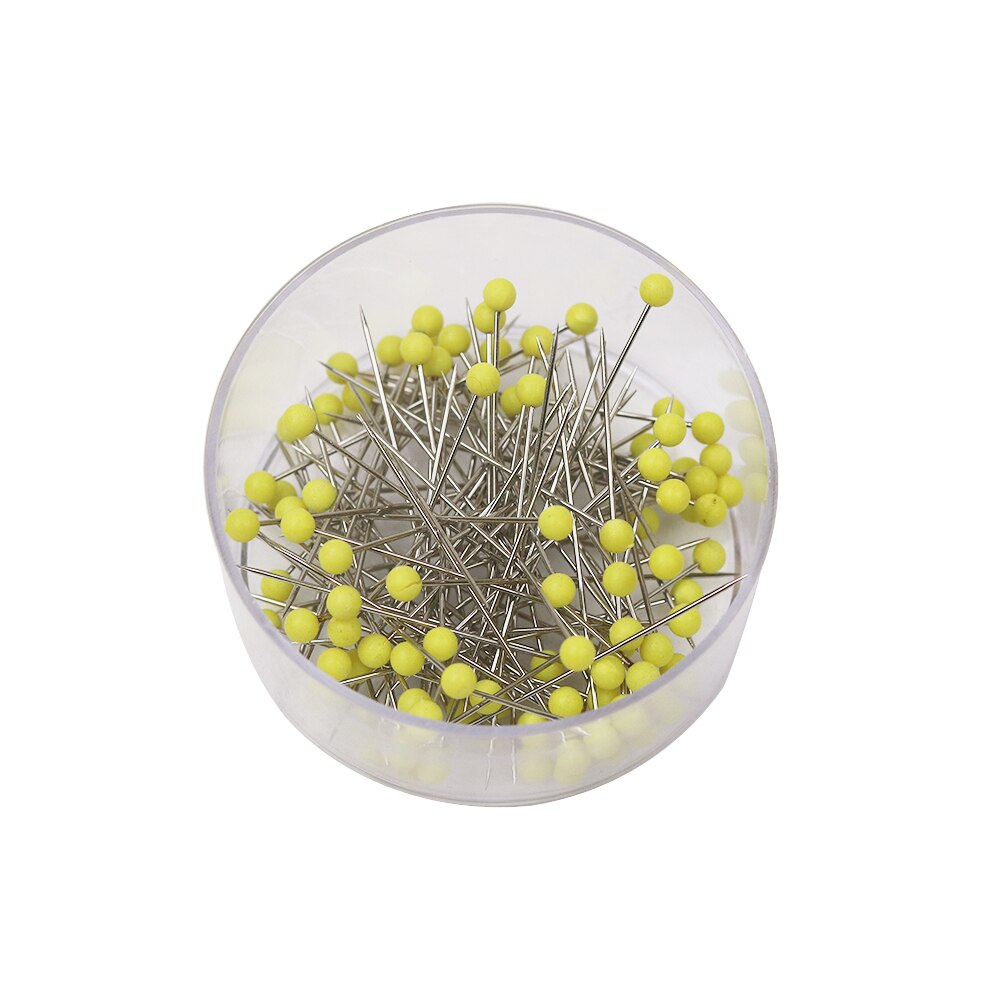 100pcs/Box Round Pearl Head Pins Dressmaking Pins for Wedding Decoration DIY Sewing Crafts Quilting Pins Sewing Tools