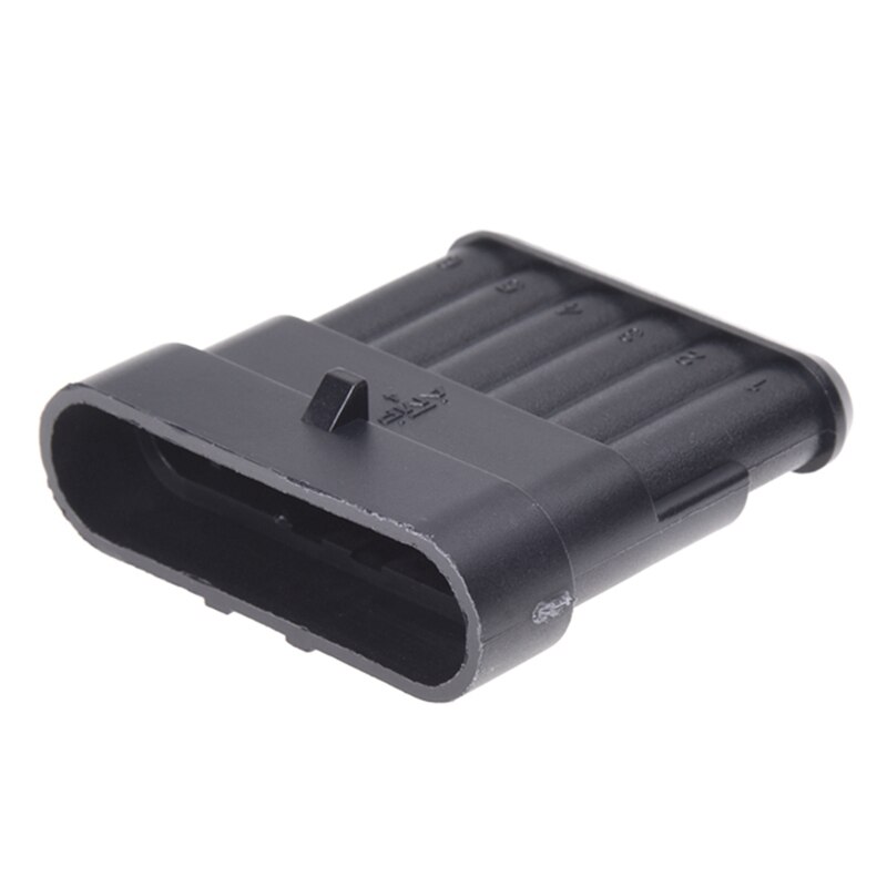 Kit 6 Pin Way Waterproof Electrical Wire Connector Plug & 5 Kit 4 Pin Way Waterproof Electrical Wire Connector Plug
