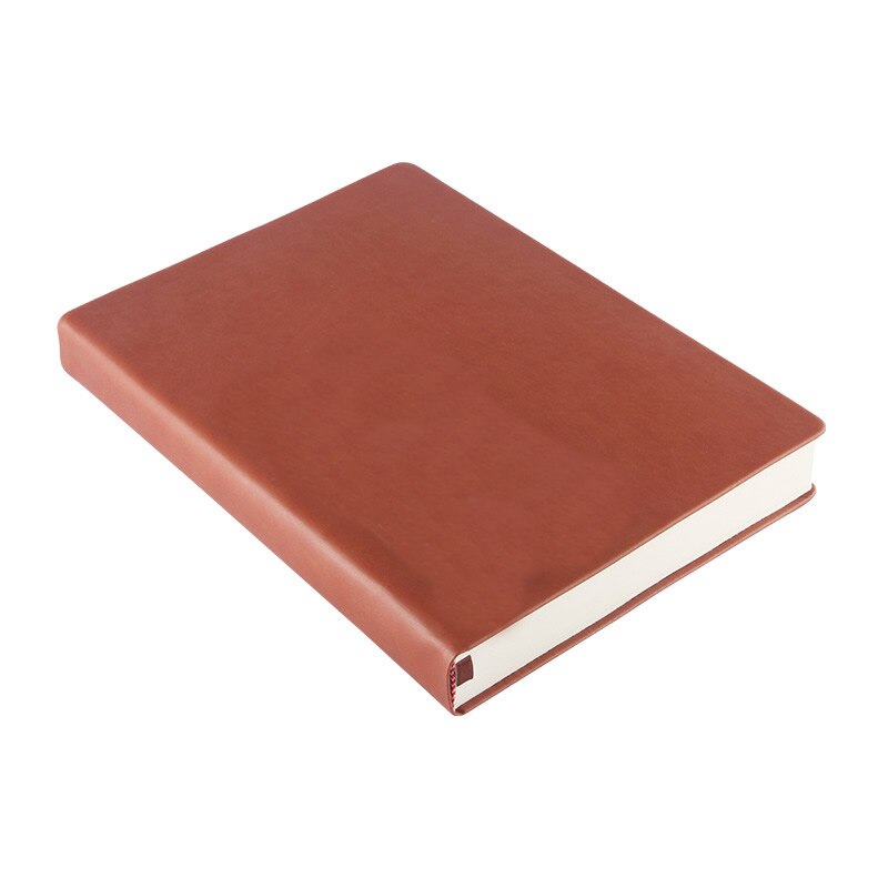 Superdik schetsboek notitieboek 330 vellen blanco pagina's te gebruiken als dagboek, reisdagboek, schetsboek  a4,a5,a6 leren zachte kaft: Bruin / A4