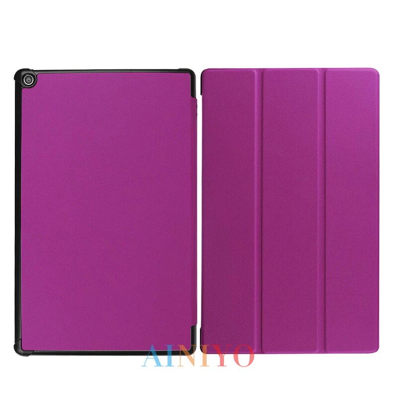 Pokrowiec na Amazon New Fire HD10 2019 pokrowiec na Tablet Funda na ogień HD 10 2017 pokrowiec Slim magnetyczny składany statyw Shell + film długopis stylus