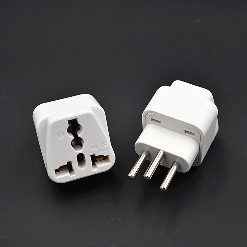 5Pcs Universal UK Europe AU USA to Swiss Switzerland Grounded Travel Adapter Plug wall socket SWEITZ Plug