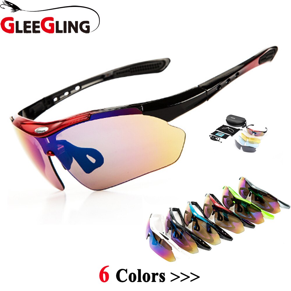 Außen Clip Polarisierte Sonnenbrille UV400 Angeln Brillen Für Lauf Radfahren Goggles 5 Objektiv Sport Brille para hombre