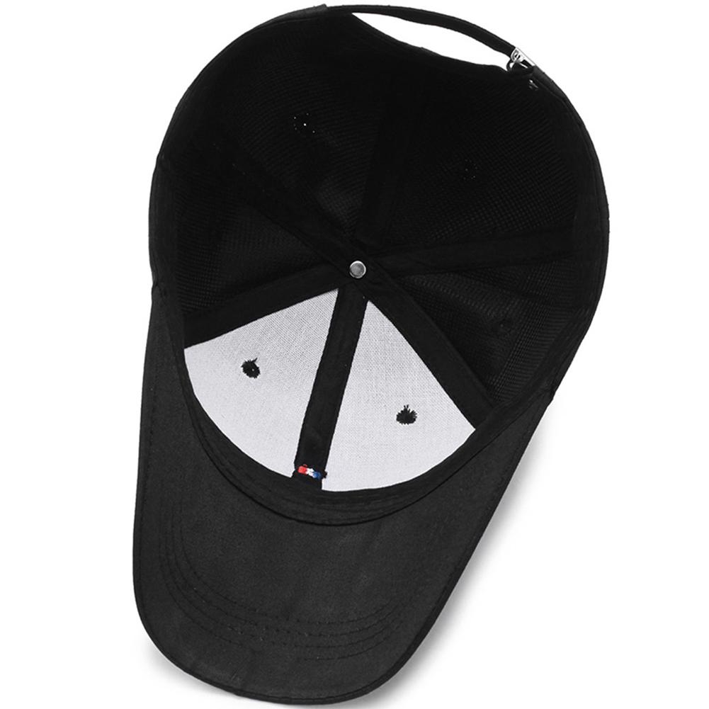 Gorra de béisbol femenina para hombre y mujer, Color sólido, ajustable, bordado, para amantes, verano, Color blanco y negro, novedad de