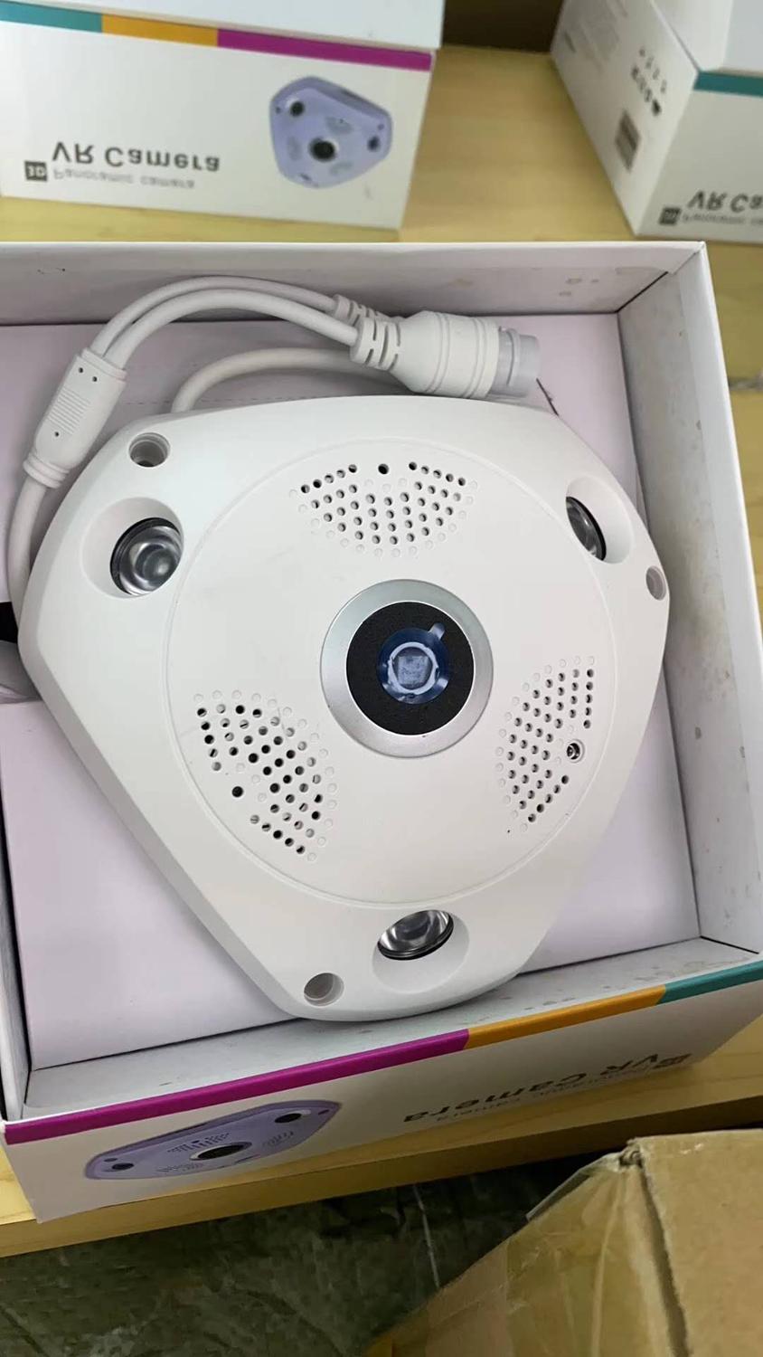 3MP Draadloze Intercom 360 Graden Panorama Vis Ogen Ip Camera