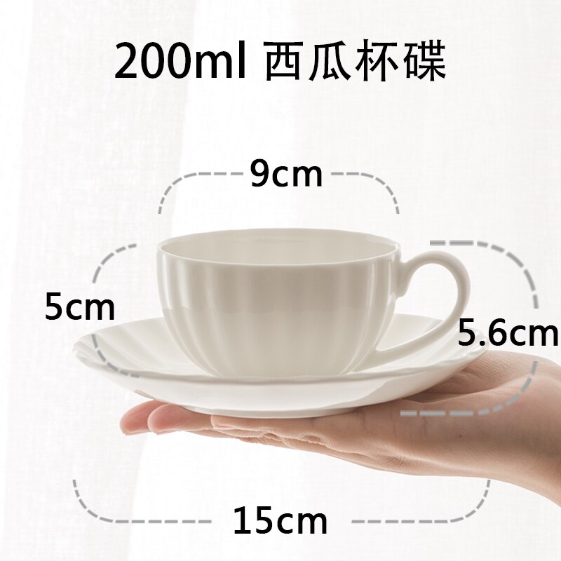 Britse stijl Melk cup koffie set keramische melk pot melk pot bone China Europese huishoudelijke melk cup kleine melk cup: 200ml Coffee Cup