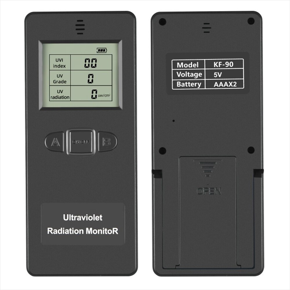 Portable Digital Ultraviolet Radiation Detector Ultraviolet UVI Meter Radiometer Tester Protective Equipment Testing