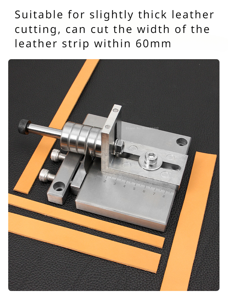 Metal Material Handmade Leather Cutting Machine DIY Handwork Making Leather Belt/shoulder Belt/watch Band Auxiliary Cutting Tool