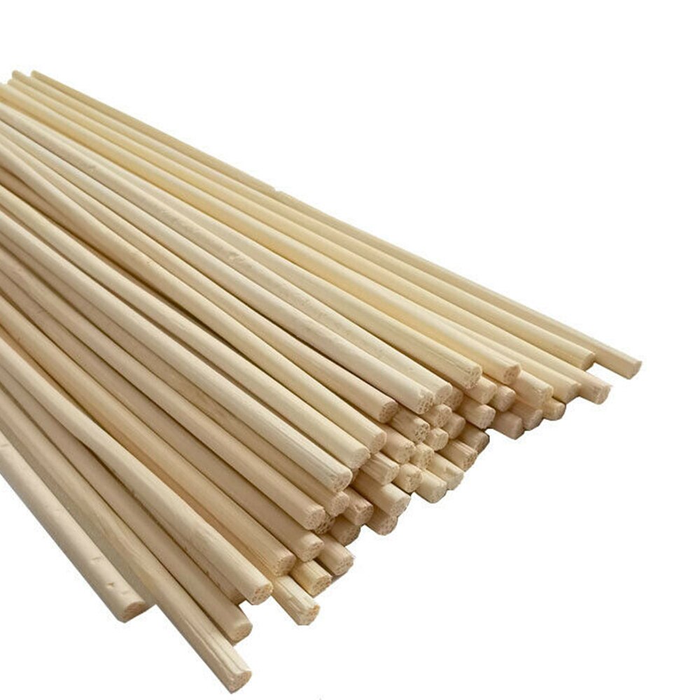 100 Pcs/Set Wooden Plant Support Stick For Indoor Potted Plants Garden Tool Flower Plant Growth Support Rod Bamboo Chop Sticks