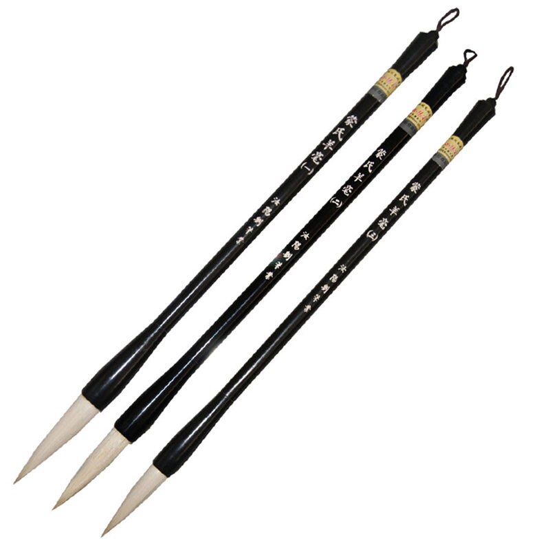 Ruyang Liu Chinese Calligraphy Brush Pen Set Soft Woolen Hair Calligraphy Writing Brush Pen Chinese Traditional Writing Supplies