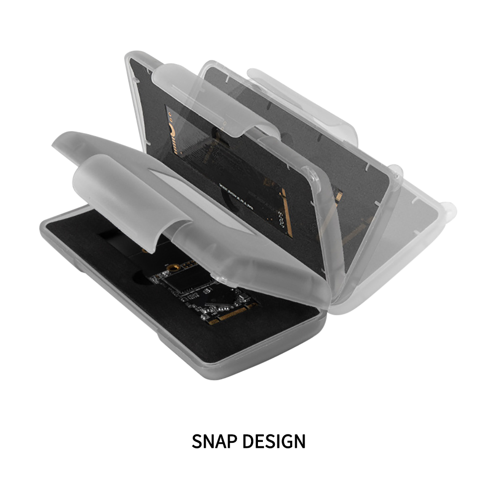 Caja Almacenamiento SSD M.2 NVMe 2280 - Capacidad 2x Unidades - Soporte Plástico Antiestático
