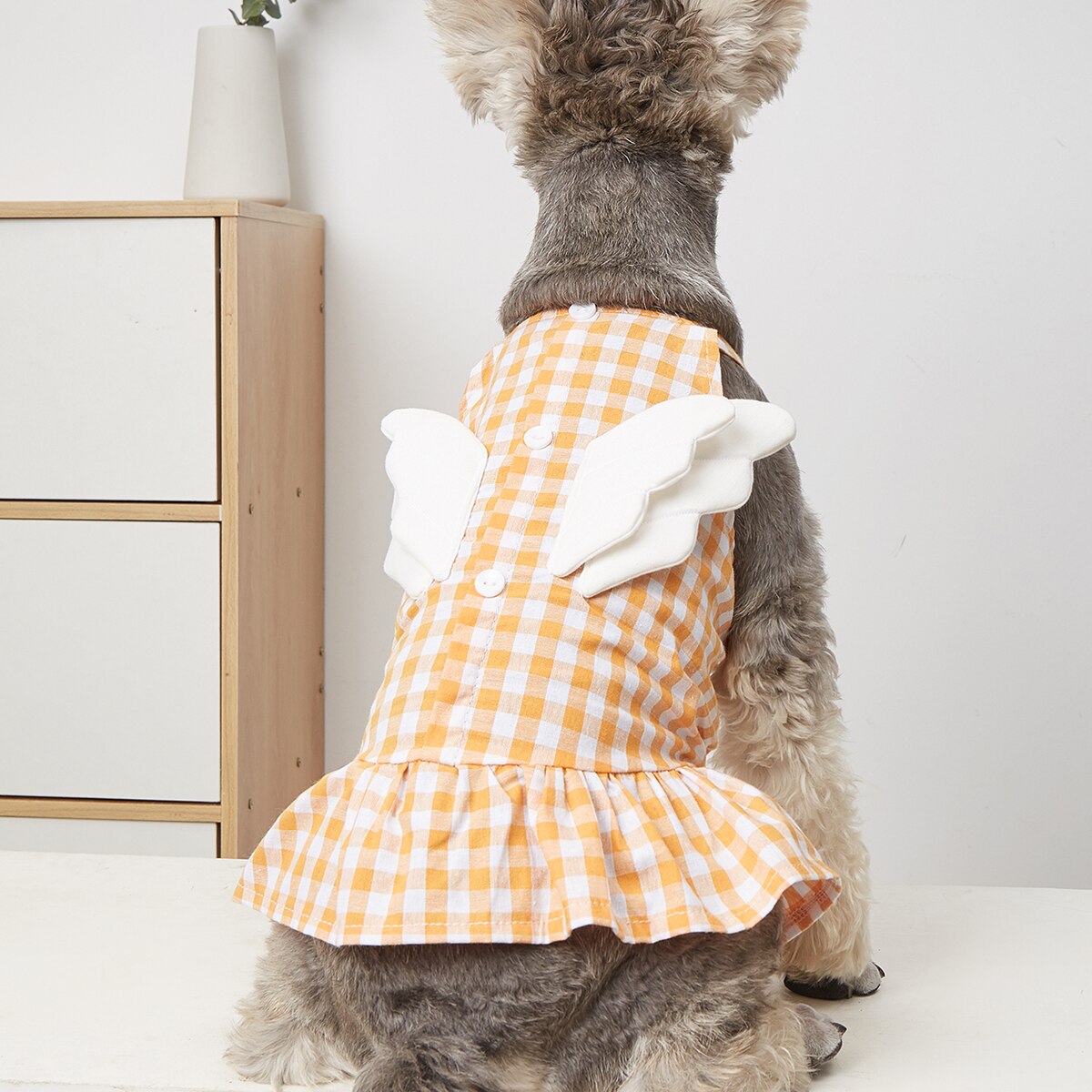 Lovely Wings Hond Kat Rooster Jarretel Rok Huisdier Zomer Comfortabel Pak Rok V-Type Jarretelle Hond Jurk Hond Kleding