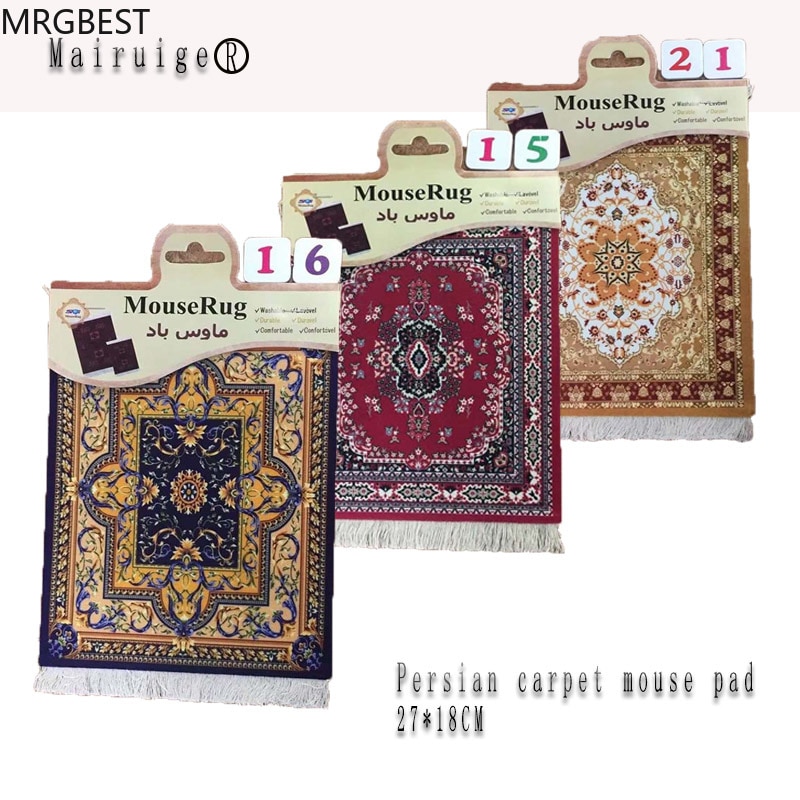 MRGBEST 270*180MM Colourful Persian Style Rug Large Mouse Pad Carpet Office Family Tassels Desk Mat Gaming