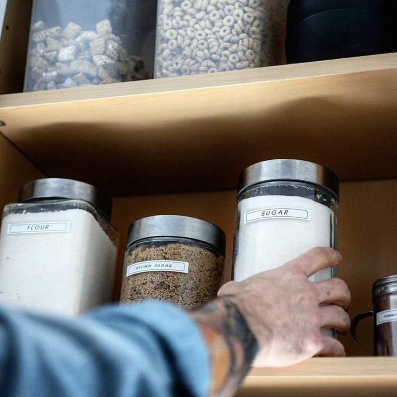 3Pcs 12mm Label Maker Tape Label Maker Black on White Label Tape for Epson/KingJim Printer