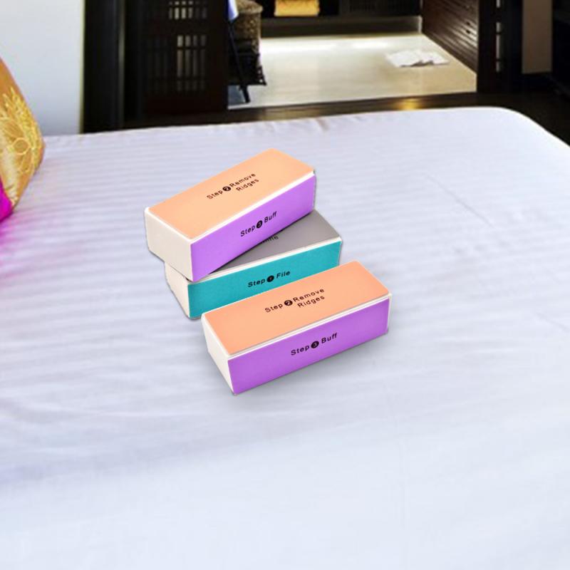White Acrylic Nail Buffer Buffing Sanding Block Files Salon Art UK D