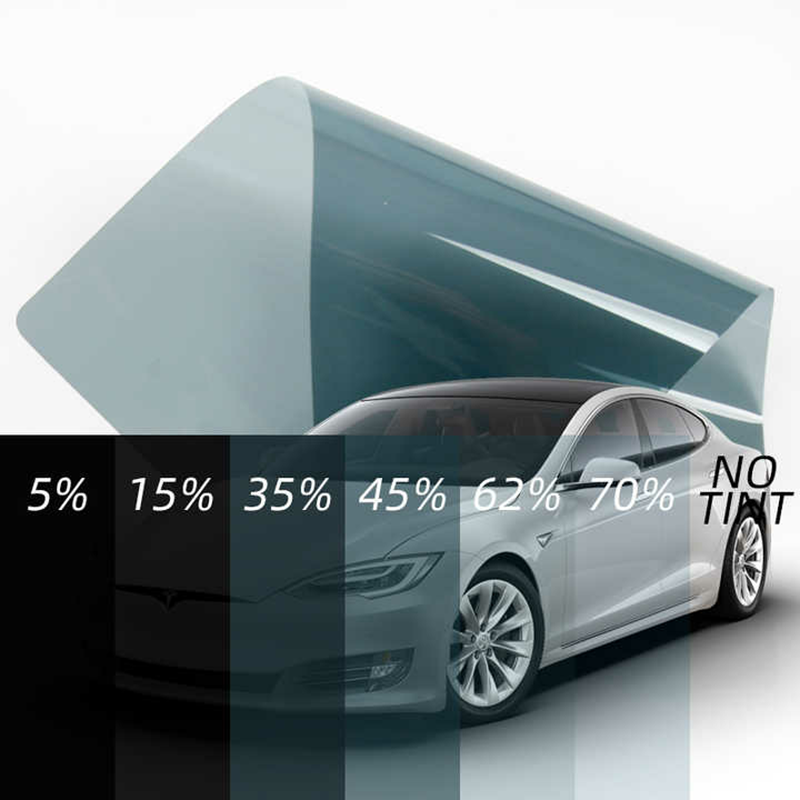 Hir100 % Fenster tönung Auto Solar- folie 2mil Nano Keramik folien UV-Schutz Hausbau Aufkleber Folien 5% ~ 75% vlt