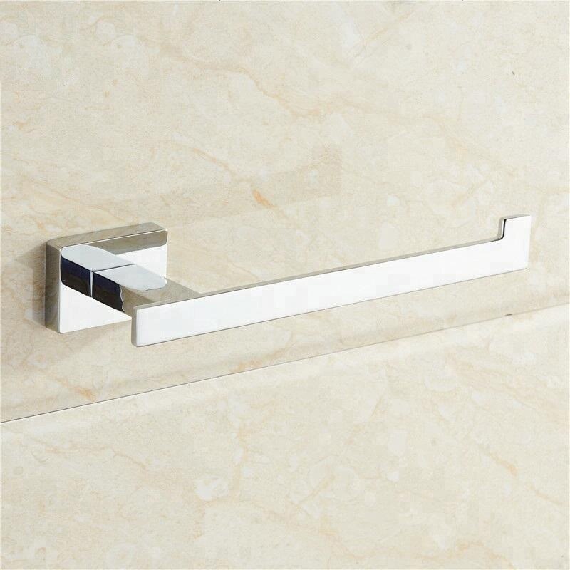KES Dubbele Handdoekhouder Roestvrijstalen Badkamer Handdoekhouder Hanger Wandmontage Dubbele Douchestang Ronde Moderne Stijl Geborstelde Afwerking 75CM, A2001S75-2