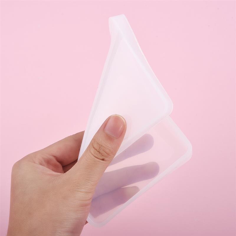 Forma de Retângulo Molde de Silicone DIY Molde de Resina Quadrado Redondo Coaster Epóxi UV DIY Ofício da Resina Decoração de Casa