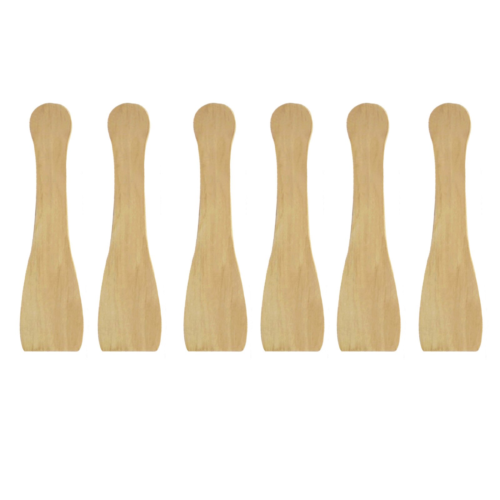 6PCS wooden scraper kitchen utensils with non-stick coating for household dining tables and pots and utensils Coutellerie