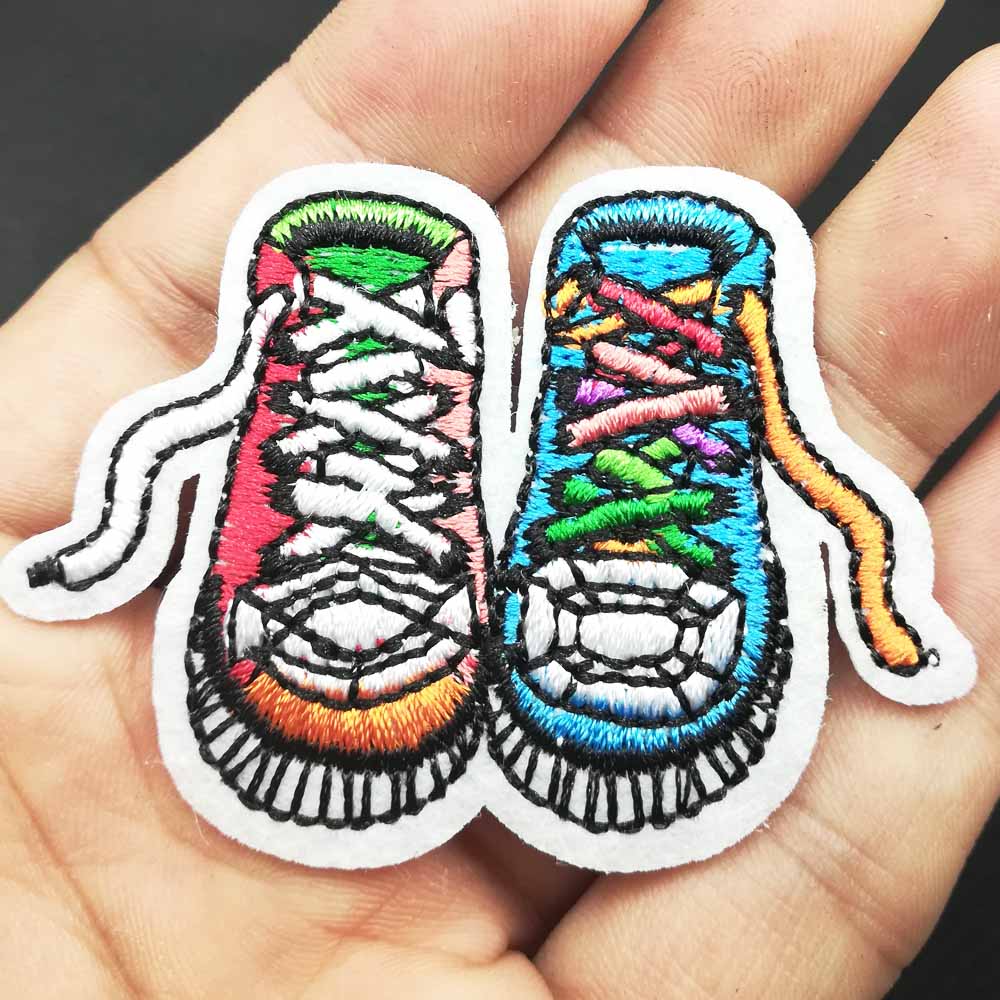 Tape Vrede Whiskey Tango Westworld Brief Schoenen Porg Ijzer Op Geborduurde Kleding Patches Voor Kleding Stickers Kledingstuk: shoe