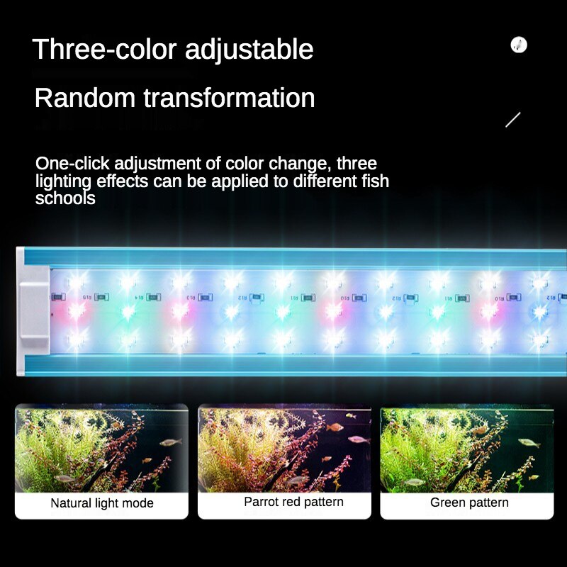 Water Grass Lamp Led Full Spectrum WRGB Grass Cylinder Lamp Small Algae Explosion Lamp Lighting Waterproof