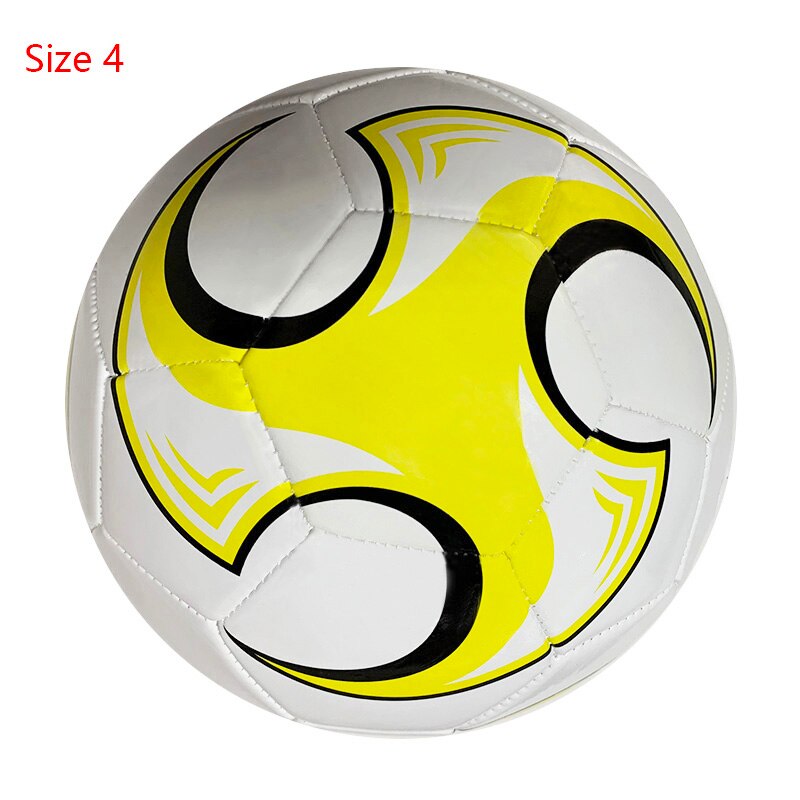 Soccer Ball Size 5 Size 4 Size 3 Football Sports Match Training League futbol foot ball: Yellow size 4