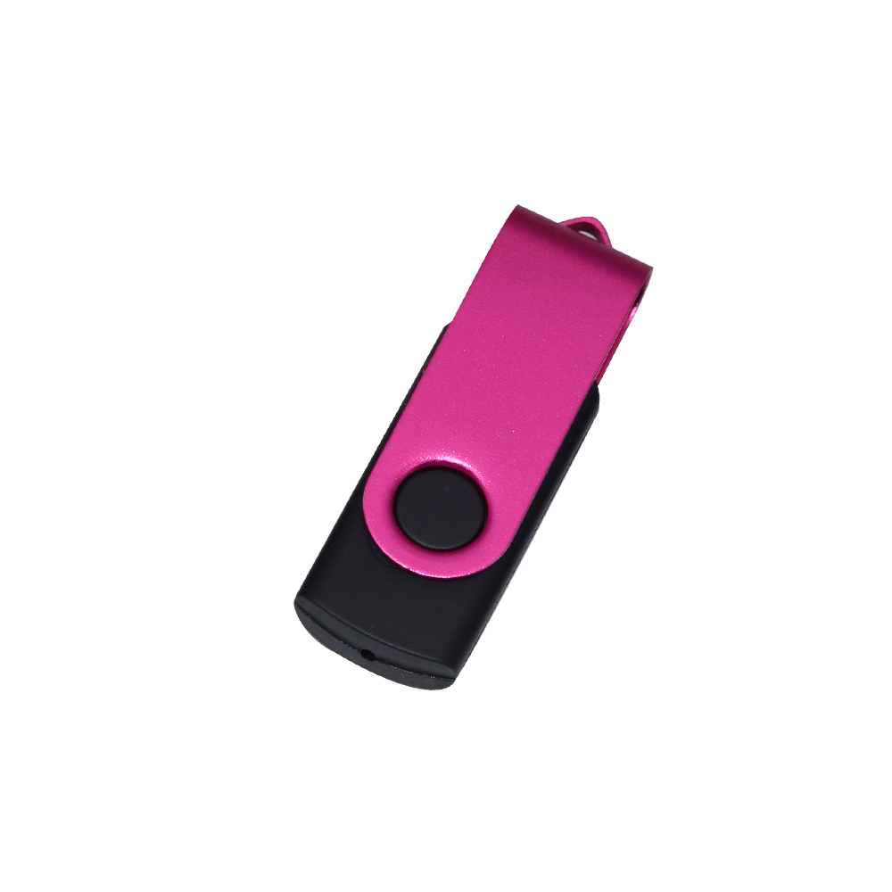 Pamięć USB 32GB, Pendrive 16GB, Metalowy Pendrive z Obrotową Główką, Przenośny Dysk USB 64 128 GB, Pendrive USB 2.0: Niebieski / 64 GB