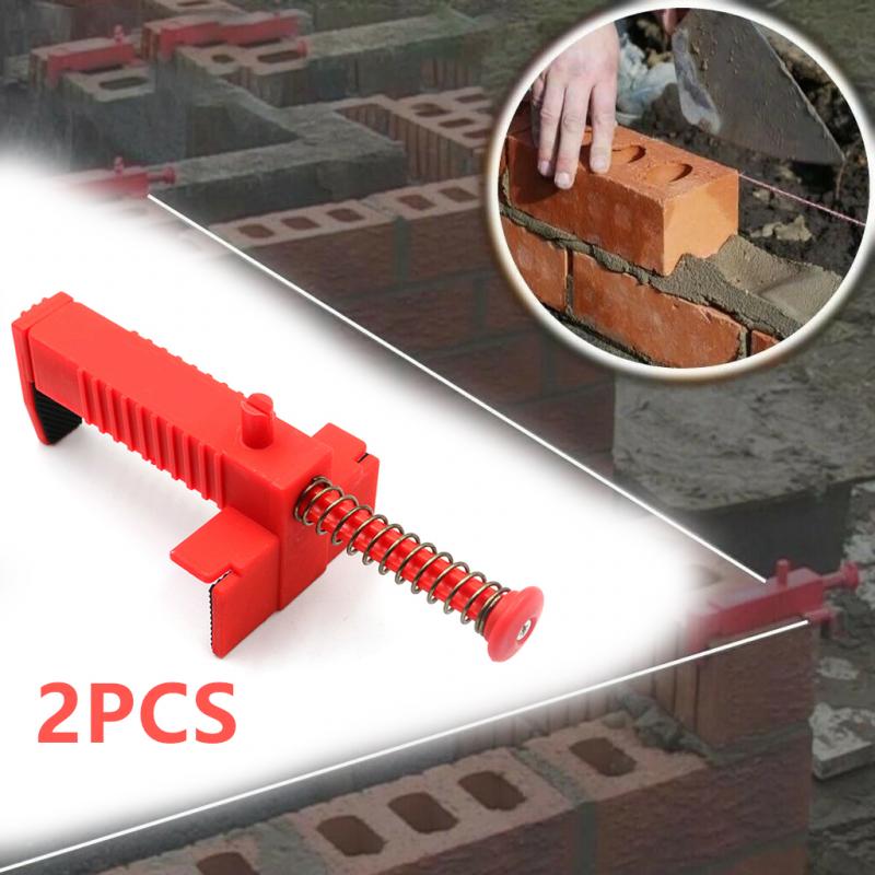 2PCS Brick Liner Runner Wire Drawer Bricklaying Tool Fixer Bricky Wall Building Tool Engineering Accessories TXTB1