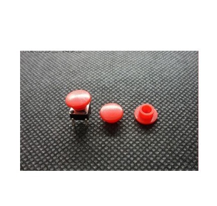 1000PCS/LOT Key caps 7.9 * 7.9 * 4mm switch cap fit Tact Switch 6 * 6 red A29 OD 8 hole 3.2