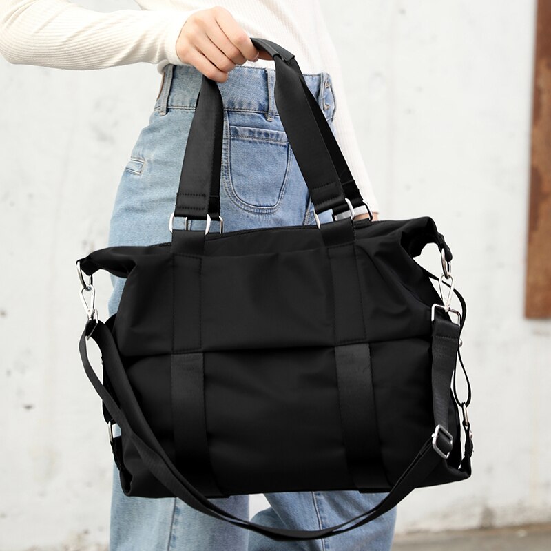 lässig Frauen Reisetasche Große Kabine Umhängetasche Nylon Weibliche Wasserdichte Schulter Tasche reisen taschen und gepäck für frauen
