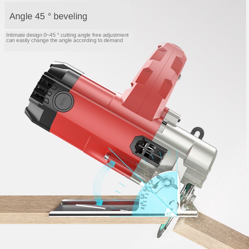 110mm, 1800W Electric Circular Saw,Multifunctional Cutting Machine, Tile, stone, wood, slotting and cutting machine