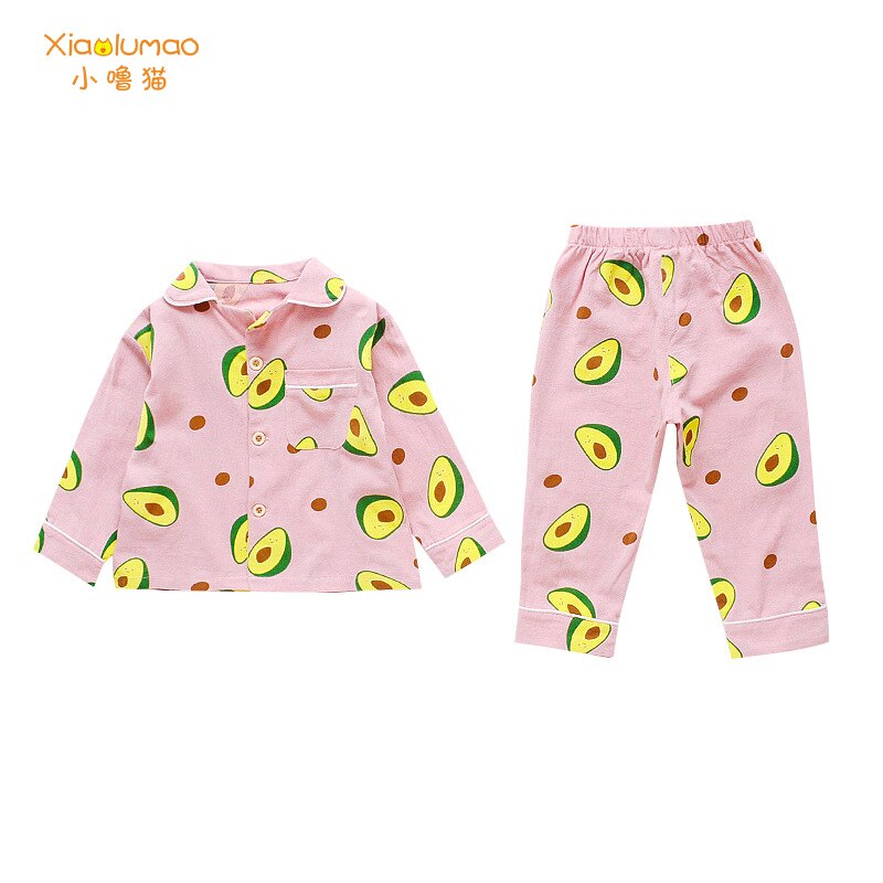 Pajamas kids Baby pajamas cotton children's clothing from 2 to 7 years old cotton autumn pajamas set 3-8Y clothing