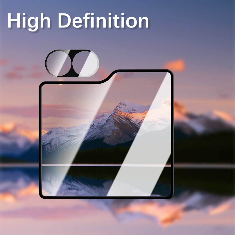 6IN1 Temperd Glass for Samsung Galaxy Z Flip 5/6 5G Outer Screen Protector Camera Lens Protective Film for Samsung Z Flip6 Flip5