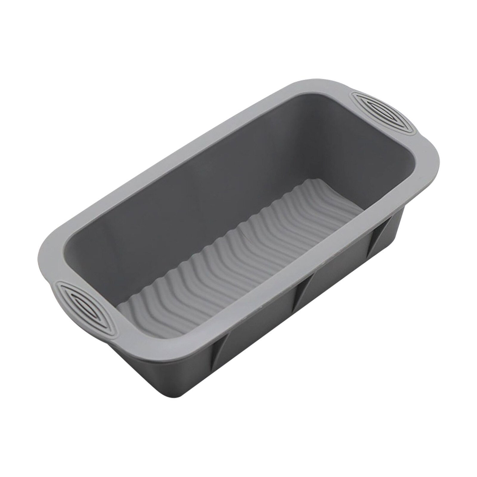 Grande retângulo de silicone não vara pão bolo bolo molde bakeware cozimento pan forno não-vara molde de cozimento n50: C