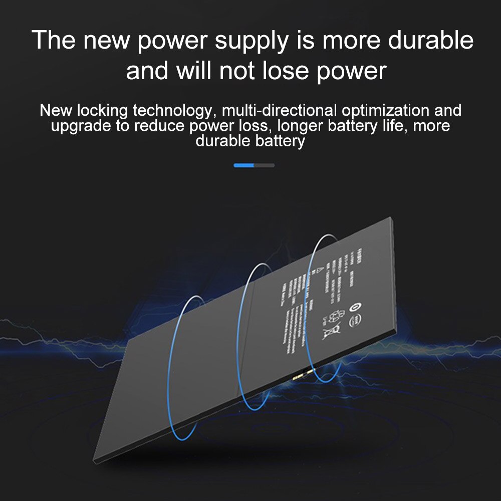 PINZHENG Tablet para iPad 3 4 A1389 A1403 A1416 A1430 A1433 A1459 A1460 batería de 11560mAh para iPad 3/4 reemplazo de la batería