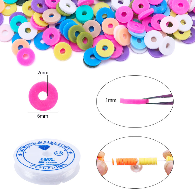 6MM Flache Runde Tonne Perlen Bausatz Metall Abstandshalter Perlen Für Schmuck Kennzeichnung DIY Für Armbänder Halskette Ohrring Handgemachte Handwerk erkenntnisse