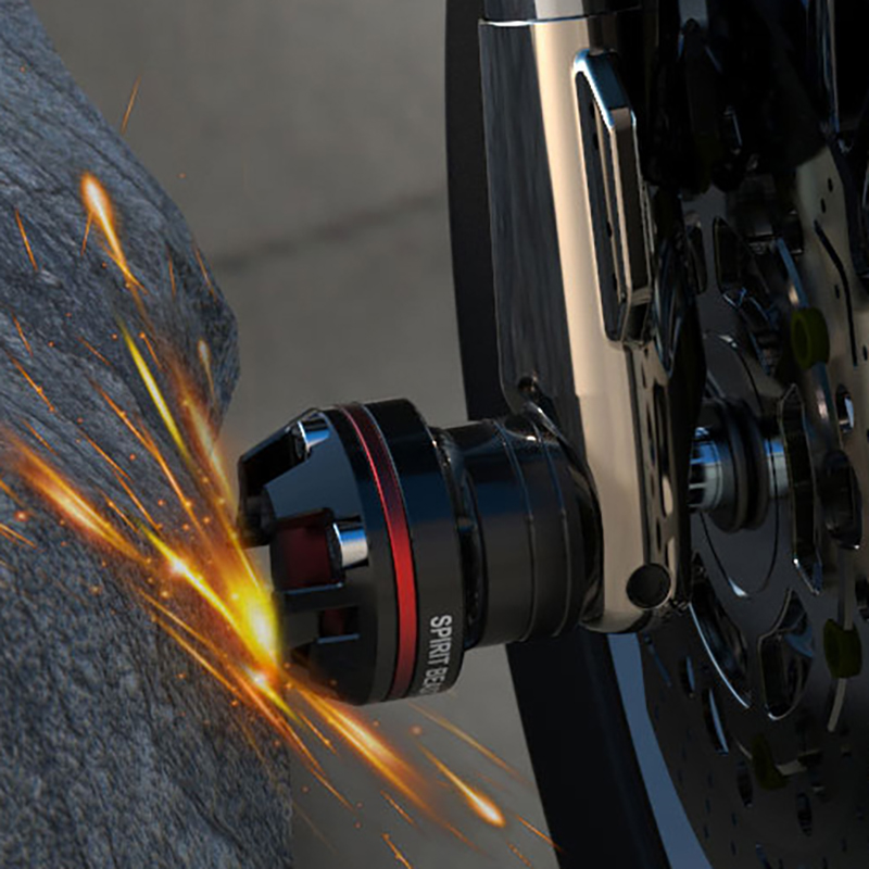 Spirit Beast 1 Pc moto Anti-chute bloc Modification accessoires universels personnalité avant amortisseur Anti-chute bloc