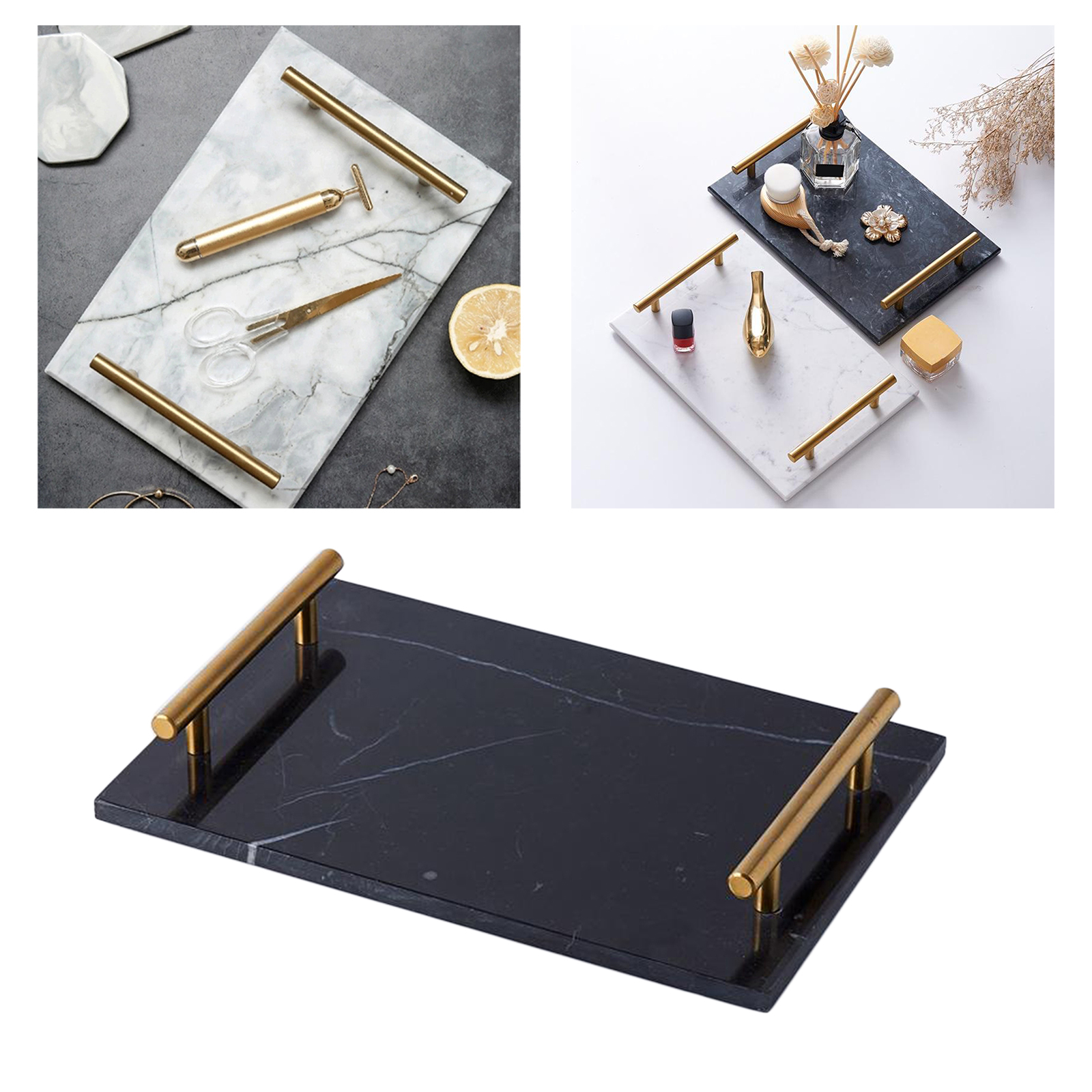 Marmor Tablett Mit Griff