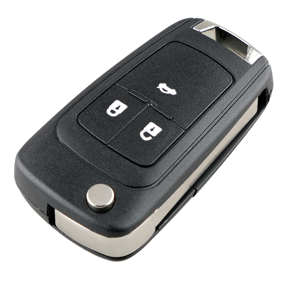 2 / 3 /4/5 Buttons Flip Folding Remote Car Key Shell Key Case Fit for Chevrolet Opel Vauxhall Astra Insignia Vectra Corsa Zafira: 3 Buttons
